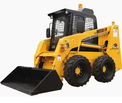 Mini Agricultural Farm Bucket with Compact Front Skid Steer Wheel Loader for Sale