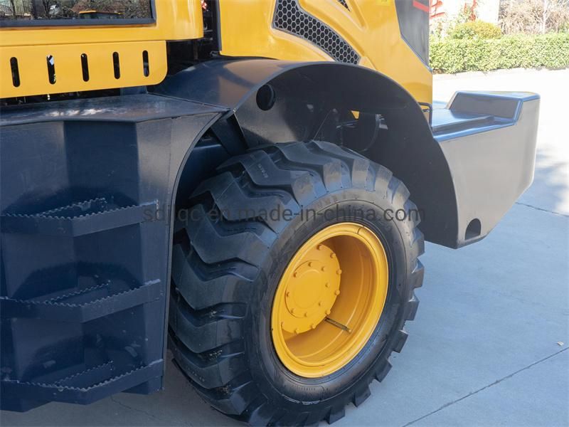 2022 Hot Sale 1cube 5000kg Diesel Engine Big Wheel Loader