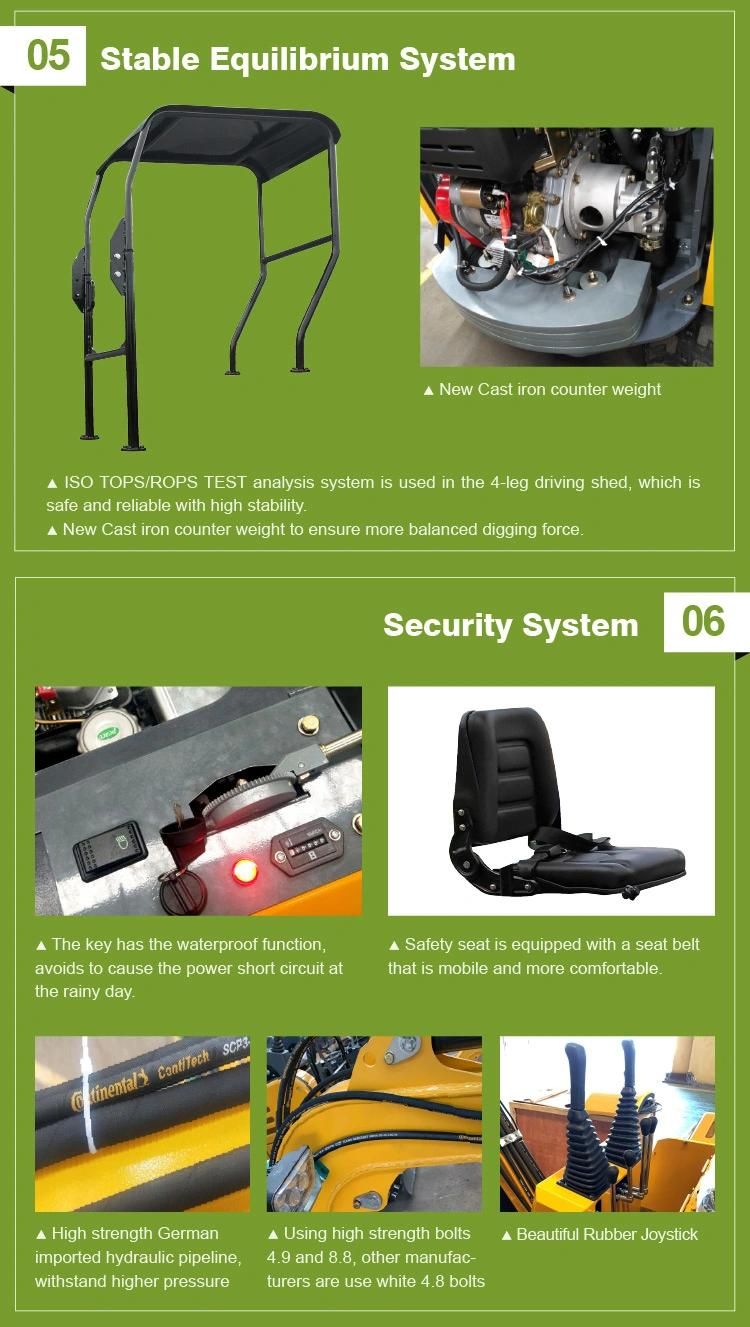 Free Shipping! ! ! Fast Delivery Cheap Price Garden Digging Equipment Mini Excavator for UK Markets