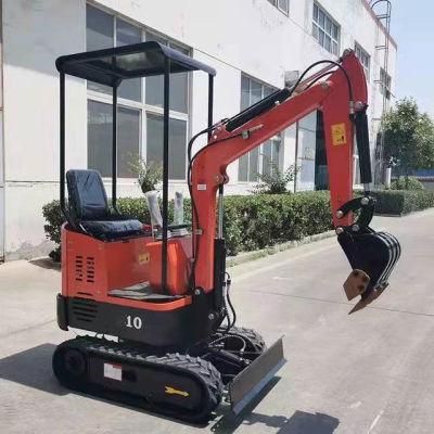 Factory Directly Sale Various Widely Used Long Boom Hydraulic Mini Excavator 1.0 Ton Small Excavator