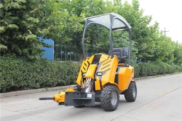 Chinese Best Cheap Mini Skid Steer Loader Wheel with Attachment Price for Sale