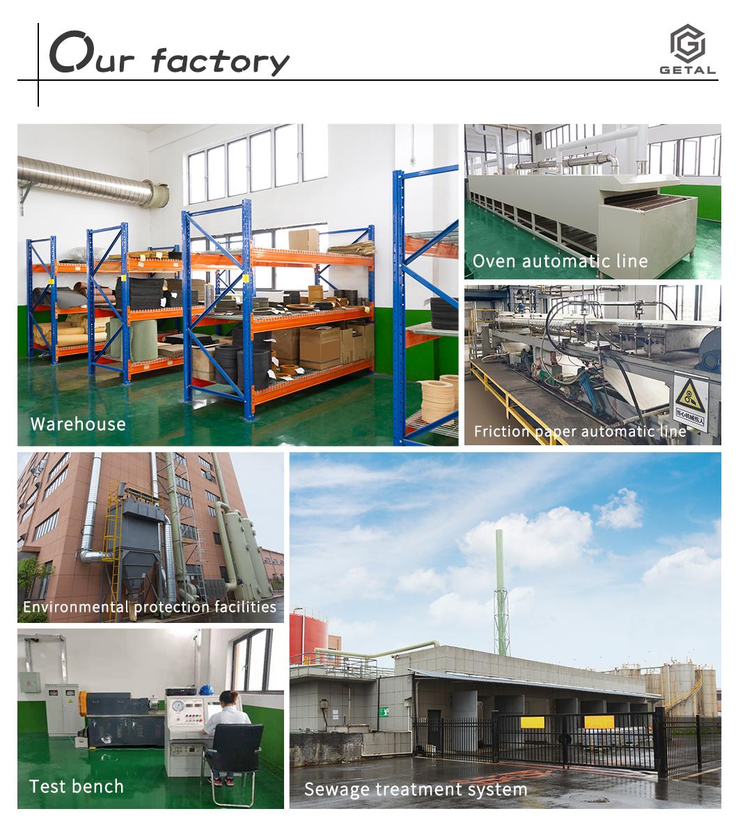 High Durability Wet Friction Material Paper for Construction and Earthmoving Machines Passed ISO9001