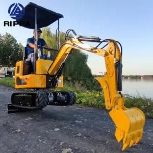 Rippa Mini Excavators Home Electric Hydraulic Small Micro Crawler Bagger Digger Mini Excavator