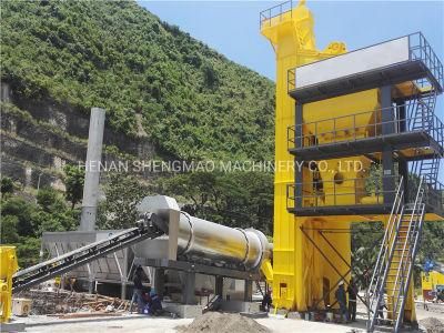 80 Mini Containerized Automatic Hot Mix Asphalt Plant Price High Yield Asphalt Mixing Plant for Sale