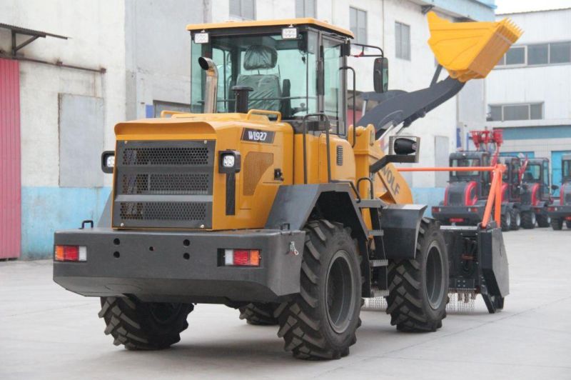 Wolf 2.7 Ton 3 Ton 100HP Diesel Wheel Loader with Bucket/Mulcher/Fork