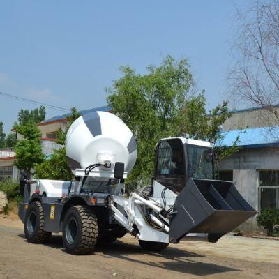 Self Loading Concrete Mixer 4cbm in Russian