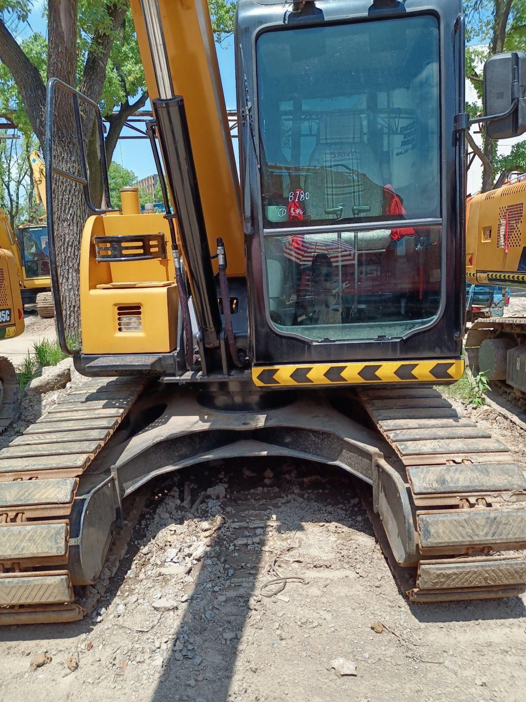Used Chinese Good Quality Cheap 7.5ton Construction Machines Sanyy Sy75 Sy80 Sy135c-8 Crawler Excavator