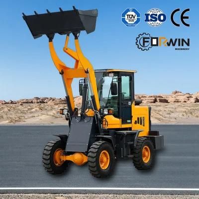 Factory Outlet Fw910b Small Wheel Loader Price with Jib/Barrel Clamp 1tons/0.5m&sup3; Front Loader for Sale