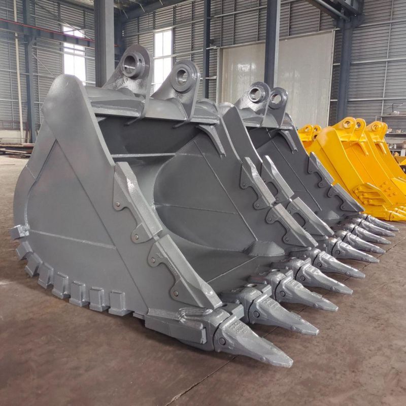 Excavator Bucket Factory Cat/PC200/Ex220 Parts Hard Rock Excavator Bucket