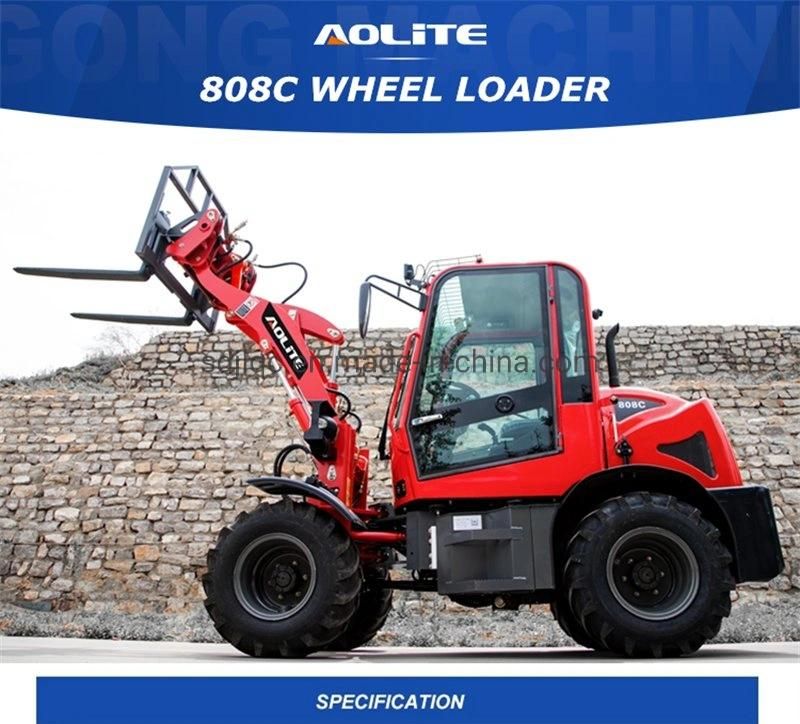 China Good Quality New 3000kg 0.5m3 Wheel Loader