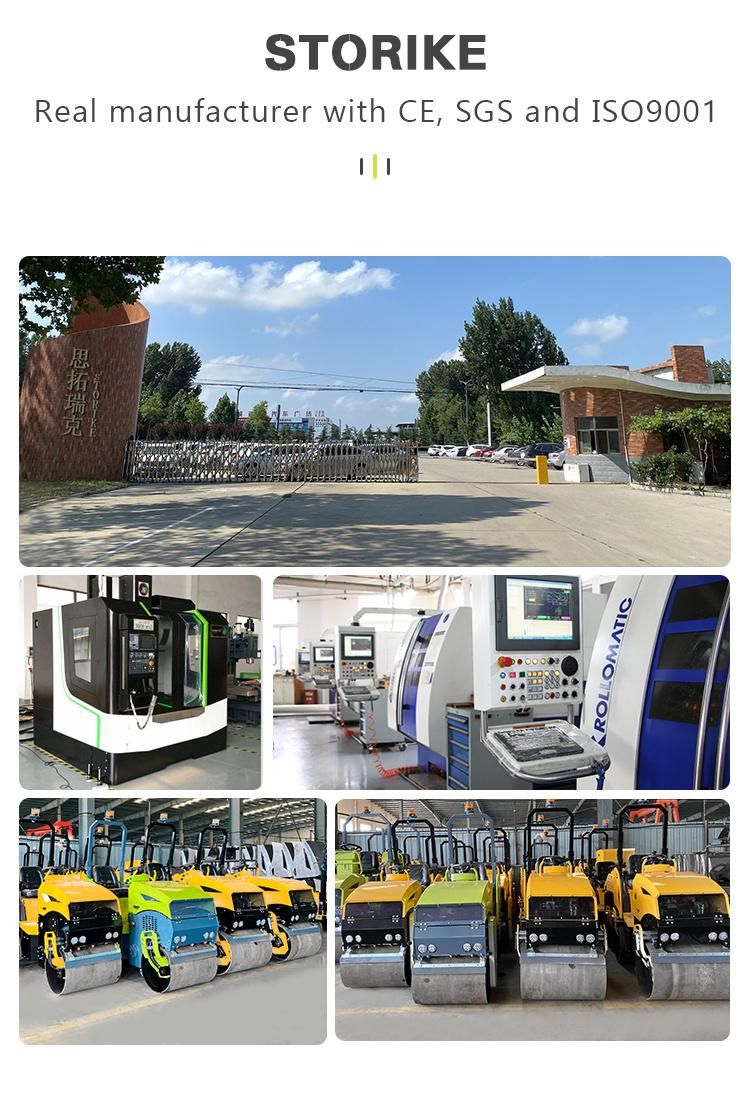 Factory Price New 4 Ton Rubber Tyre Types of Road Roller