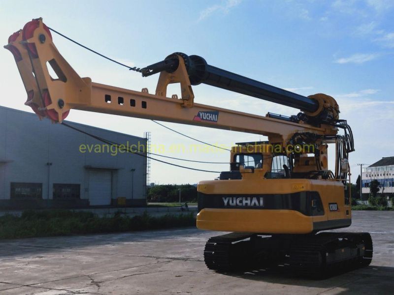 600~1200mm Diameter Small Rotary Drilling Rig Ycr60d with Max Depth 28m