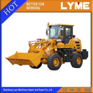 High Efficiency 1.5ton International Font End Small Wheel Loader of Multicolor
