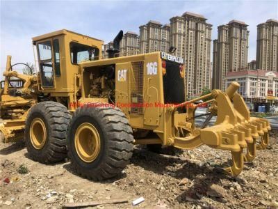 Used Motor Grader 16g Caterpillar 16g with Blade and Ripper