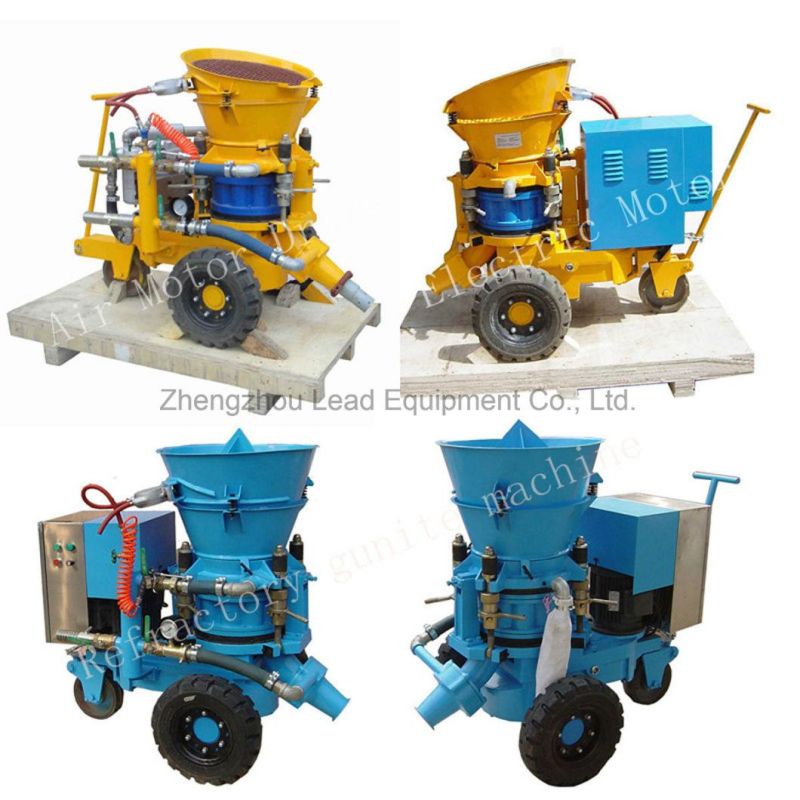 Dry Type Aggregate Trailer Shotcrete Concrete Machine Equipment