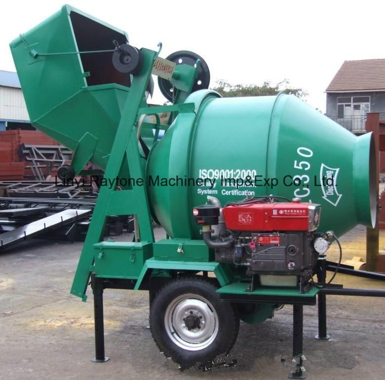 Low Price Mobile Diesel Concrete Mixer Jzc350