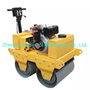 550kg Hand Push Double Drum Vibratory Compactor Mini Road Roller