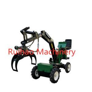 Mini Backhoe Loader Digger Tractor for Grass Lawn Machinery