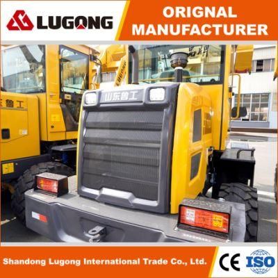 Lugong 1.5 Ton Compact Front End Wheel Loader with Multifunction