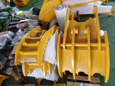 1.5 Tons 3tons Excavator Hydraulic Bucket Thumb with Security Valve