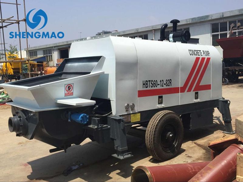 Hbts40r Hbts60r Hot Sale Construction Diesel Engine Concrete Pump for Floor Screed