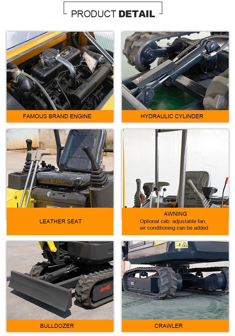 Small Towable Backhoe Crawler Excavator Production China Manufacturer Direct Price