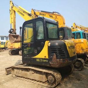 Hyundai 55-7 Low Price Good Quality Second Hand Crawler Hydraulic Excavator for Sale
