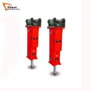Top Pencil Type Box Silenced Type Side Type Hydraulic Breaking Hammer Breaker for Mini/Big Excavators 135mm Chisel Diameter