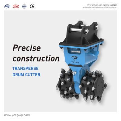 Yichen Drum Cutter Transverse Drum Cutter for 45-60t Excavator Tunneling Equipment Recise Control of Tunnel and Road Construction