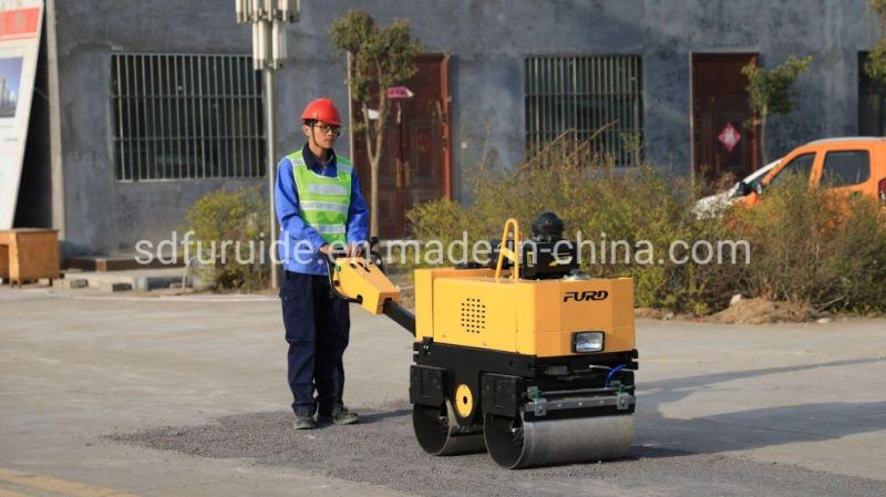 Walk Behind Vibratory Mini Compactor Asphalt Road Roller Fyl-800