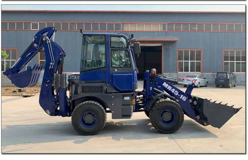 Multifunction Used Chinese Manufacturer Wz45-16 Farm Construction Mini Backhoe Loader