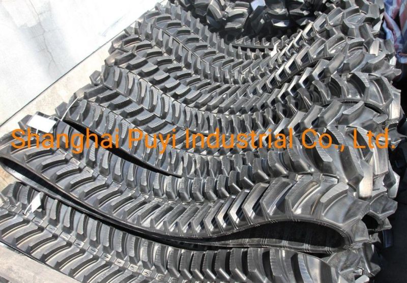 H280X72X47 Sweeding Machine Excavator Tracks High Pattern Rubber Track