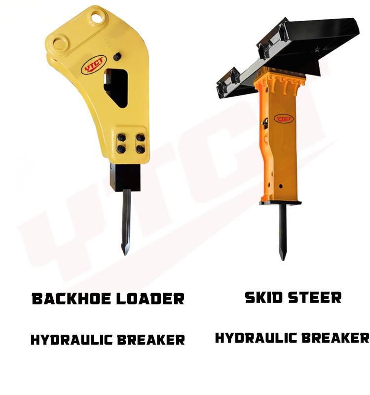 Skid Steer Loader Attachments Hydraulic Breaker
