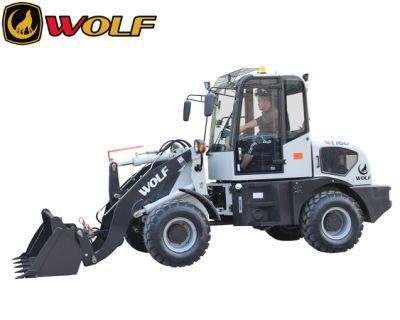 Euro V Engine Zl916 Construction Wheel Loader with Backhoe