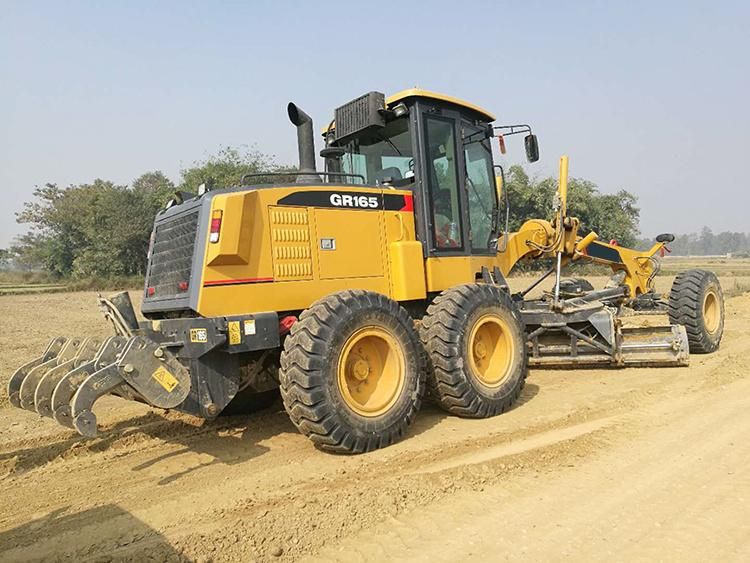 China Brand New 14.5ton Grader Motor 165HP Motor Grader Gr165