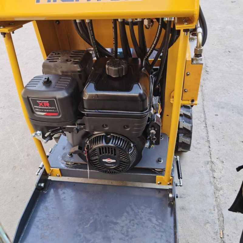 Good Quality Mini Self-Dumping Concrete Drum Mixer 0.2-0.8 Cbm Crawler Type