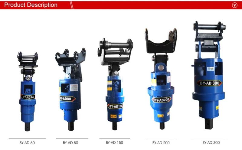 2-40t Excavator/Crane Mounted Hydraulic Earth Drill Auger