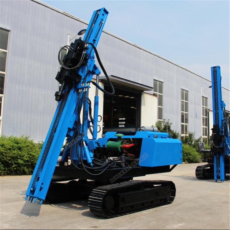 Hydraulic Mini Drop Hammer Solar Screw Pile Driver