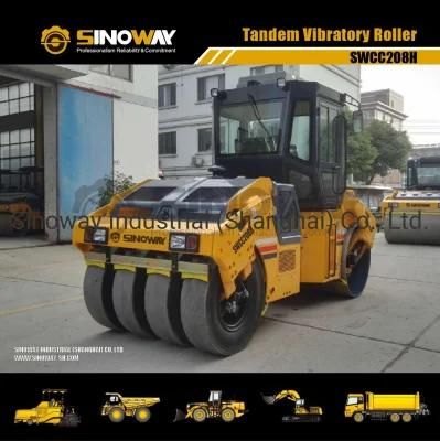 Hydraulic Asphalt Combination Rollers Vibratoruy Road Roller with Cummins Engine