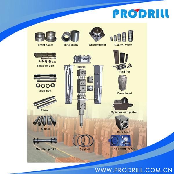 Trb75 Hydraulic Hammer with Chisel 750mm Hydraulic Breaker