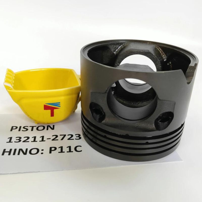 High-Performance Diesel Engine Parts Piston 13211-2723 for Excavator Kx155 Kx161 Kx185 Engine P11c