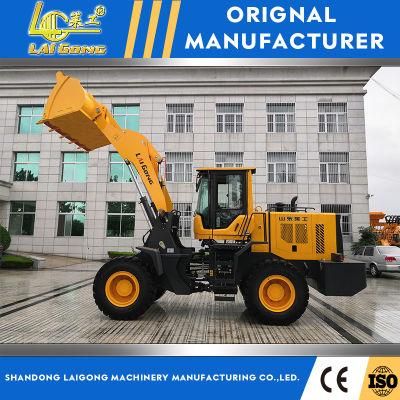 Lgcm Construction Equipment Small Wheel Compact Farm Loader with CE Approved Front