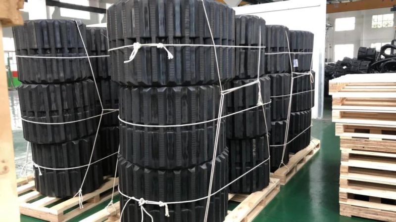 Natural Rubber Track for Kubota Mini Excavator/Construction Rubber Track for Dumper, Paver Ect