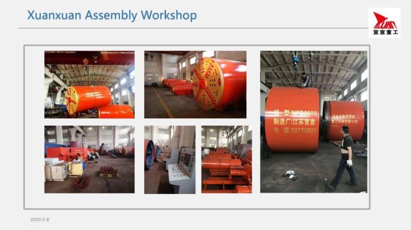 Waste Water Drainage Npd1500 Slurry Pipe Jacking Machine for Steel Pipe