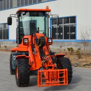 Chinese Mini Hydraulic Wheel Loader 1500kg Tl1500 Telescopic Front End Loader for Sale