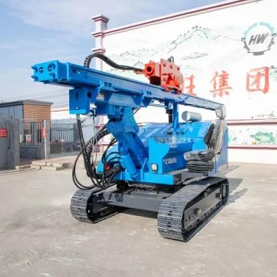 4m Crawler Pile Driving Machine/Foundation Construction Equipment/ Solar Pile Driver with 360 Degrees of Freedom to Rotate
