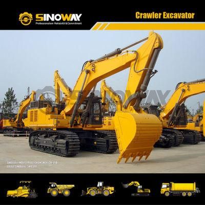 Sinoway 70 Ton Big Hydraulic Excavator for Mining and Quarry