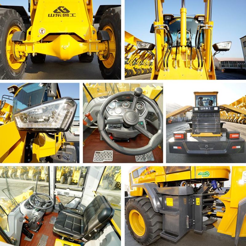 Lugong Mini Payloader Small Wheel Loader T938 with High Quality ISO Approved