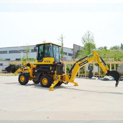 New Small Size Four-Wheel Backhoe Loader