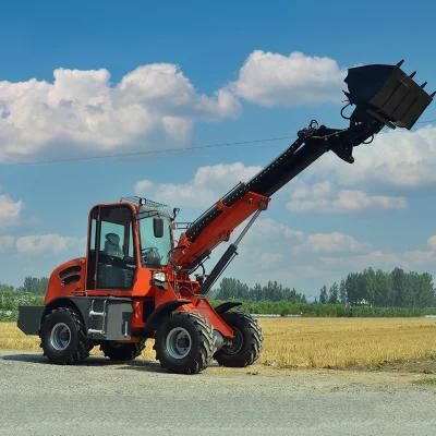 Factory Price Wheel Loader Mini Telescopic Articulating Loader for Sale